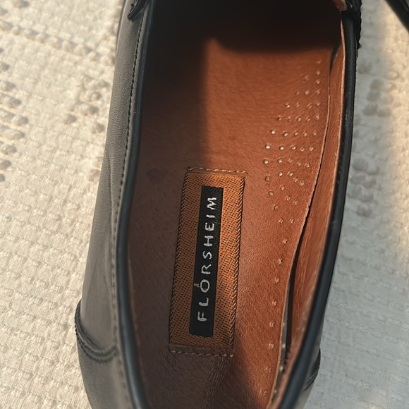 Florsheim Mens Vintage Black Tassel Leather Dress Loafer Classic Leather 7 1/2 D - Picture 3 of 8